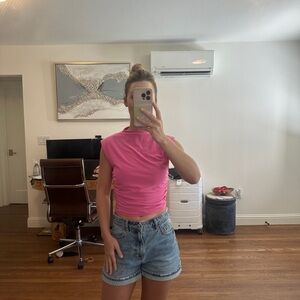 21 Saints XS Pink Sleeveless Top